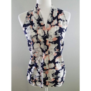 Like New - Carole Little Floral Sleeveless Blouse